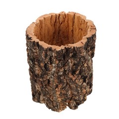 Reptile Hide Cave: Hollow Tree Trunk Hideout Hermit Crab Climbing Toys Reptile
