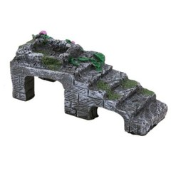 Aquarium Tank Decor Reptile Turtle Basking Terrace Resin Dodge Cave Platform S/L