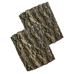 2Pcs Brown Cork Bark Flats Durable Terrarium Background for Reptile Enclosure