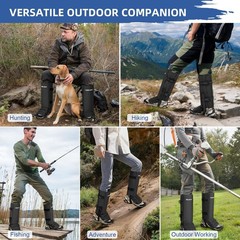 CAMULAND Snake Gaiters for Men & Women, Durable Waterproof Snake Guards for L…