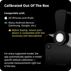 Mobile SmartphoneBased Light PAR Meter PPFD DLI Illuminance App Measure
