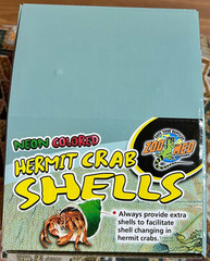Vibrant Neon Colored Hermit Crab Shells by Zoo Med – Box of 36 assorted shells