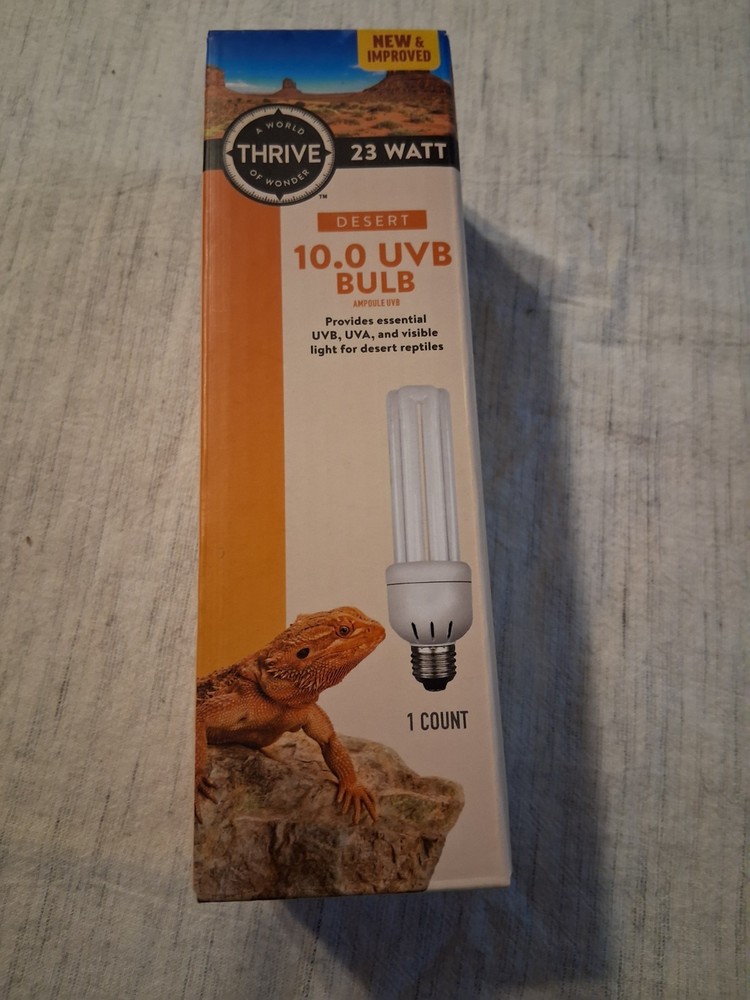 Thrive Desert 10.0 UVB 23 Watt Compact Fluorescent Bulb Reptile