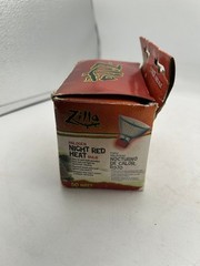 Zilla Night Red Light Bulb HALOGEN 2 Pack 50w each Basking Heat Source Open Box