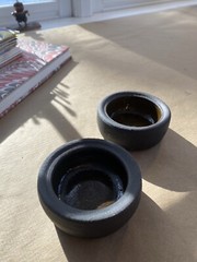 2 Reptile Food Dish Bowl, Worm Water Dish Small Lizard Gecko Ceramic Pet Bowl