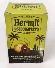 Fluker’s Hermit Crab Instant Blueberry Fruit Treat w/ Feeding Kit 0.7 oz