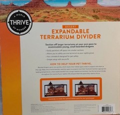 Thrive Expandable Terrarium Divider Fits 40 Gal. BRAND NEW