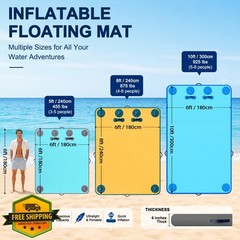 AWSUM Floating Dock Brown/Blue 5’x6′