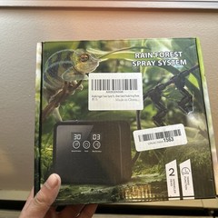 Rain Forest Spray System, 2 Sprinkler Heads & Timer for Reptile Enclosures