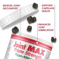 Joint MAX Triple Strength HypoAllergenic Soft Chews for Dogs Hip and Joint S…