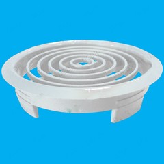 4x White Vivarium Reptile Push Fit Round Air Vents 80mm 70mm Hole, Ventilation