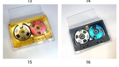 2PCS Metal disc audio tape with 50-minute hollowed-out section