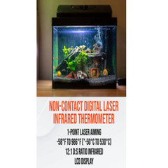 Metris Instruments MM2 Mini Digital Reptile Thermometer, Gauge for Reptiles