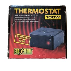Exo Terra 100W Electronic On/Off Thermostat PT2456 Reptile Terrarium Heat