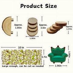 Jumping Spider Enclosure Accessories Kit, Habitat Decor — Spider Throne, W