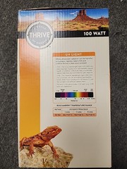 Thrive Reptile Pet Desert Basking Dome and Bulb Set 100 Watt
