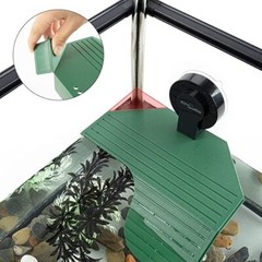 Reptile Turtle Basking Resting Terrace Baby Tortoise ClimbRamp Aquarium Platform