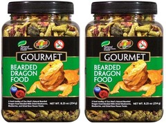 Zoo Med Gourmet Bearded Dragon Food 8.25 Oz Pack Of 2 Multicolored Natural Diet