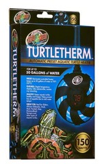 Zoo Med 150W Turtle Heater for Aquatic Turtles Digital Thermometer Safe Heat