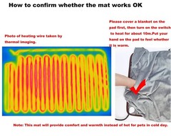 Extra Large Pet Heating Mat for Dogs and Cats – Waterproof, Indoor/Outdoor Do…