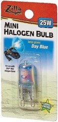 Zilla Mini Halogen Bulb Day Blue, 25 watt (2 Units)