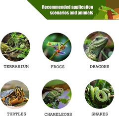 MrReptile Reptile Mister, Automatic Mister for Reptiles Terrarium Tank, Repti…