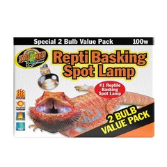 Zoo Med – Bulb BASKING SPOT 100W 2PK 1, Silver