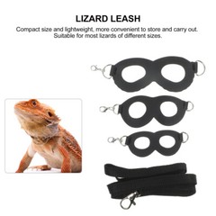 Bearded Dragon Leash and Harness Set Leashes Harnesses for Dragons Lizard