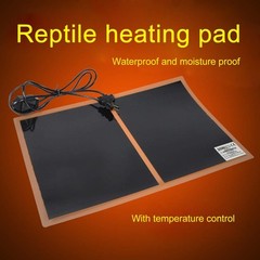 Reptile Terrarium Heat Pad with LCD Digital Aquarium Thermometer, 6 x 11in Po…