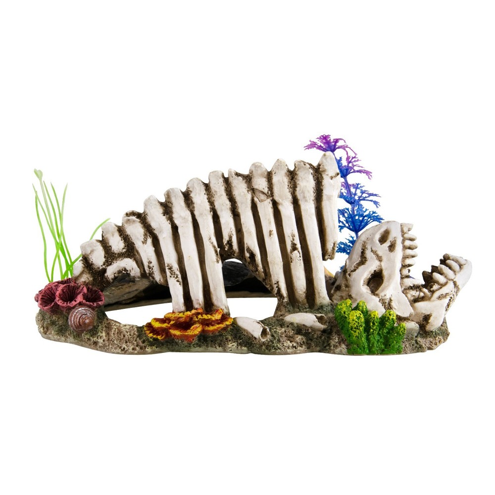 RA Reptile Treasures Decoration Dino Bones Shelter – 10in
