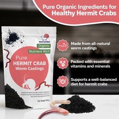 Hermit Crab Supplement Bundle – Greensand, Oyster Shell Powder and Worm Casti…