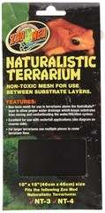 18×18 Black VIVARIUM Mesh Layer for Terrarium Substrate Drainage and Separation