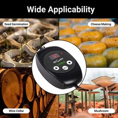 Reptile Digital Hygrometer Controller LED Humidistat Reptile Humidity Control…