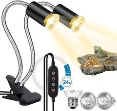 Durable Reptile Heat Lamp with Adjustable Brightness and Wide Compatibility