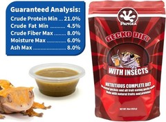 Pangea Fruit Mix with Insects Crested Gecko Complete Diet 1 Pound (Pack of 1)
