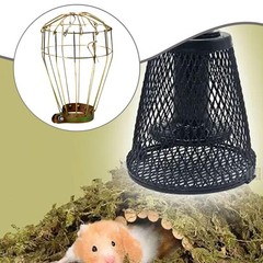 Reptile Heat Lamp Guard Heating Lamps Holder Gifts Iron Sturdy Supplies