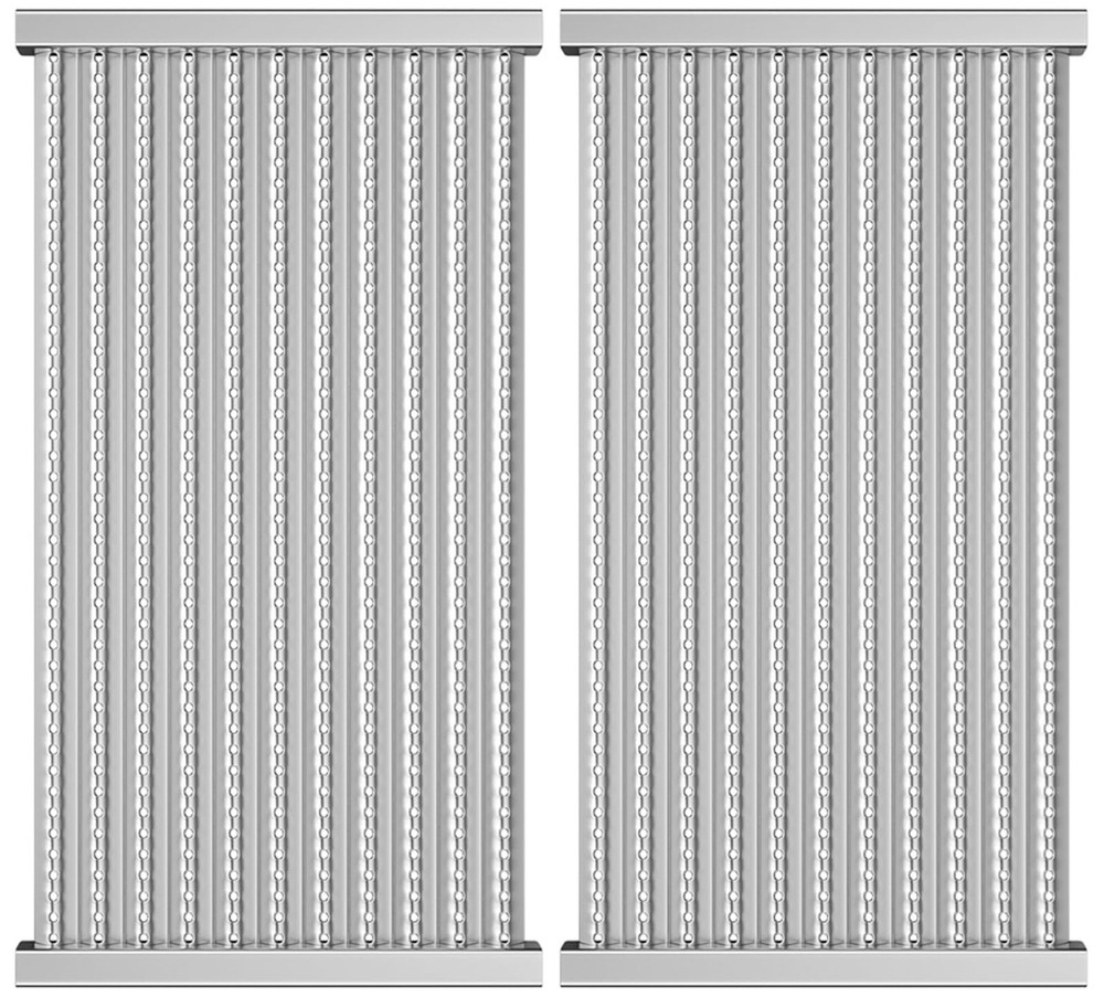 17 1/8 X 9 3/8″ Grill Emitter Grates for Charbroil TRU-Infrared 2 Burner 4636…