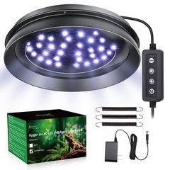 UVB Light for Reptiles with Dimming, LED UVB Light Bulb Fixture for Bearded D…