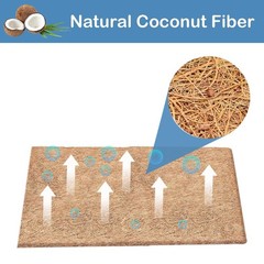 Coco Liner Roll, 16 x 120 inch Natural Coconut Liners for Planters, Coco Coir…