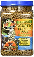Zoo Med Natural Aquatic Turtle Food, Growth Formula, 30 oz