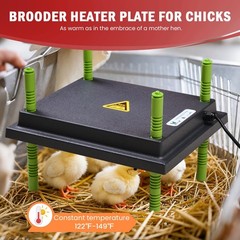 Chicken Brooder Box for Chick Starter Kit – 10 * 12inch Brooder Heating Plate…