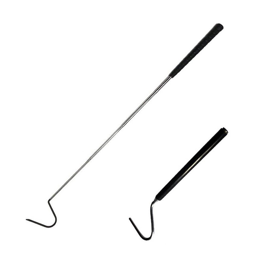 50″ Heavy Duty Snake Tongs Hook Reptile Grabber Catcher Stick Tool Handling Bag