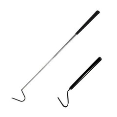 50″ Heavy Duty Snake Tongs Hook Reptile Grabber Catcher Stick Tool Handling Bag