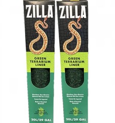 2 Zilla Reptile Terrarium Bedding Substrate Floor Liner Green 20L/29GAL 11.75″