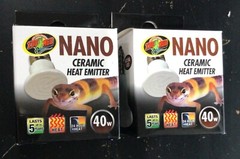 (2 Pack) Zoo Med Labs 40W Nano Ceramic Heat Emitter (A4)
