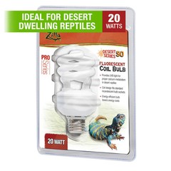 Zilla Fluorescent Coil Bulb Desert, 1ea/20 W