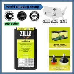 12×6 Inches Zilla Fresh Air Screen Cover: Optimal Airflow for Reptile Terrariums