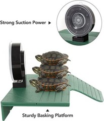 Reptile Turtle Basking Resting Terrace Baby Tortoise ClimbRamp Aquarium Platform