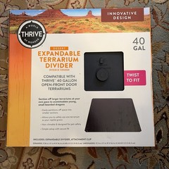 Thrive Expandable Terrarium Divider Fits 40 Gal. BRAND NEW