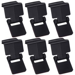 6PCS Black Fish Clips Terrarium Clips Non- Locking Screen Clip